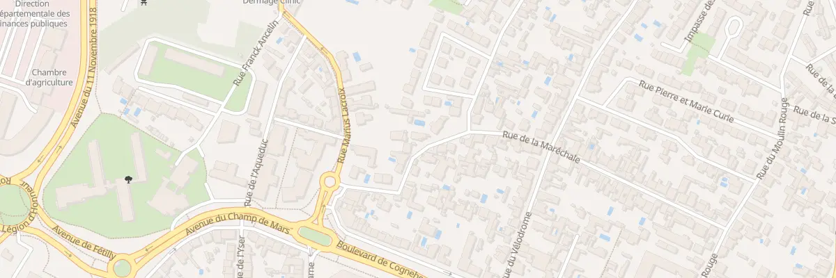 Plan du 60 Rue de la Maréchale à La Rochelle