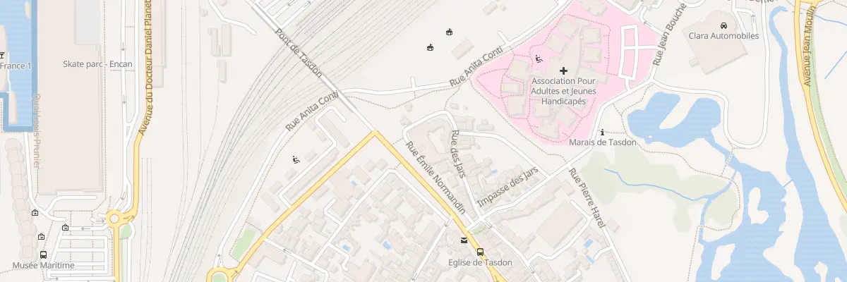Plan du 3 Rue Émile Normandin à La Rochelle