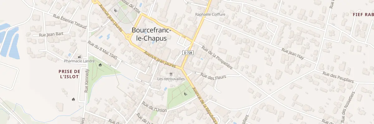Plan du 1 Rue Léon Oriou à Bourcefranc-le-Chapus