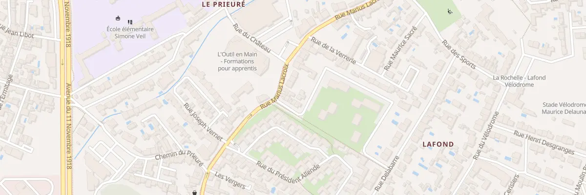 Plan du 86B Rue Marius Lacroix à La Rochelle