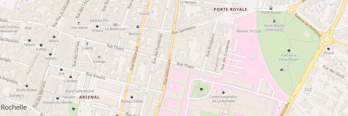 Plan du 12 Rue Saint-Louis à La Rochelle