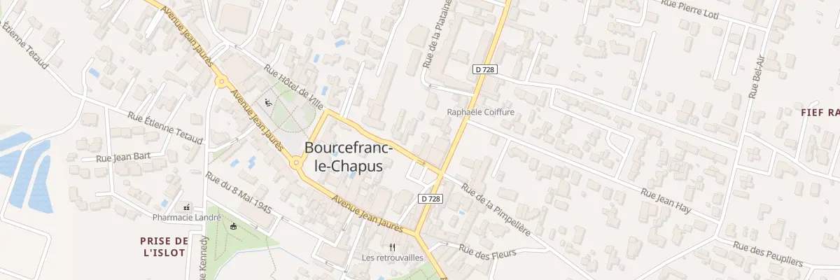 Plan du 5 Rue de l’Hôtel de Ville à Bourcefranc-le-Chapus