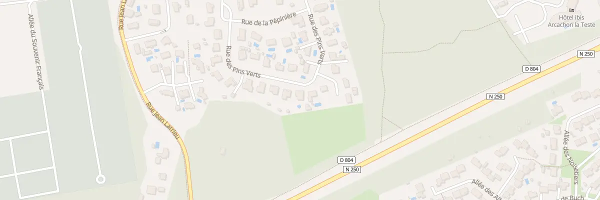 Plan du 37 Rue des Pins Verts à La Teste-de-Buch