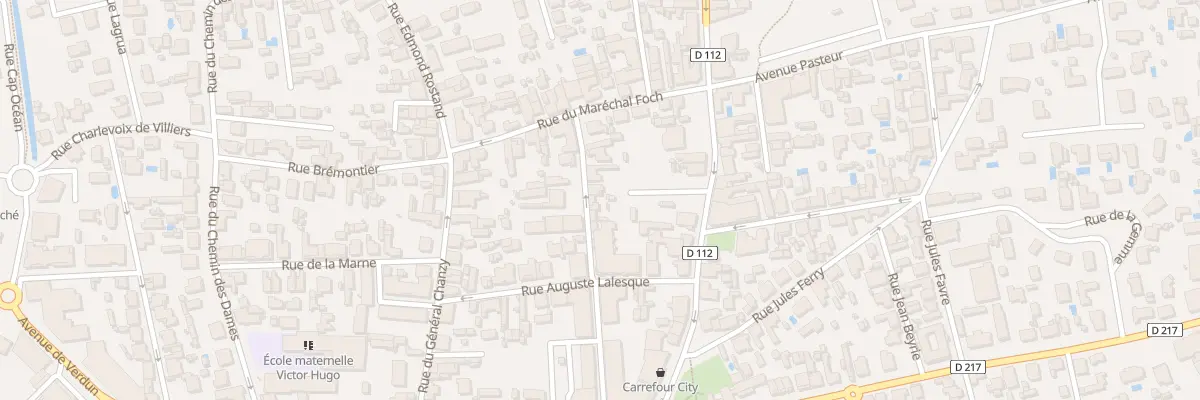 Plan du 6 Rue du Mal Joffre à La Teste-de-Buch