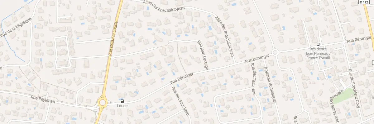 Plan du 36 Rue Béranger à La Teste-de-Buch