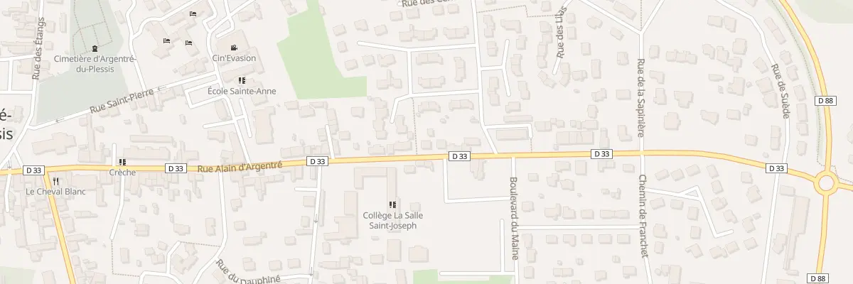 Plan du 37 Rue Alain d’Argentré à Argentré-du-Plessis