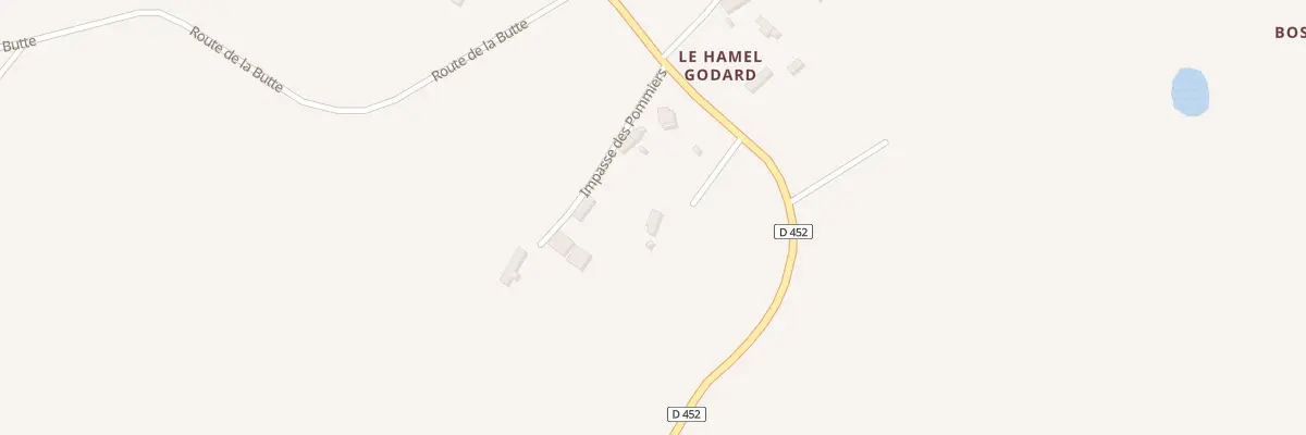 Plan du 1 Rte de Beaucoudray à Montabot