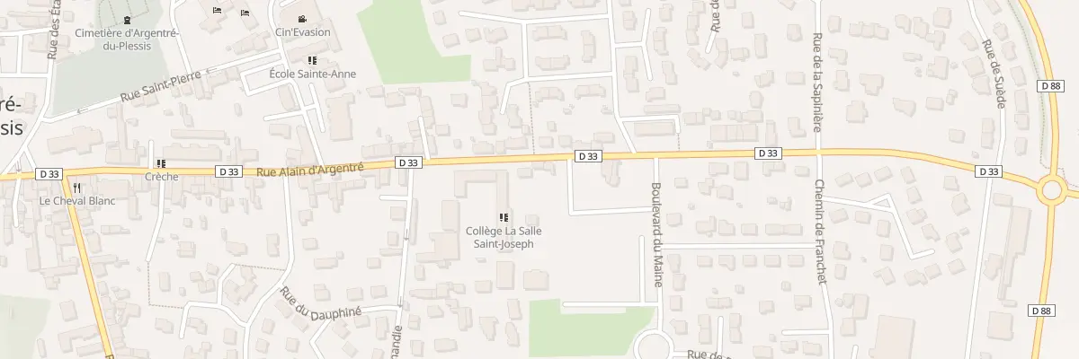 Plan du 56 Rue Alain d’Argentré à Argentré-du-Plessis
