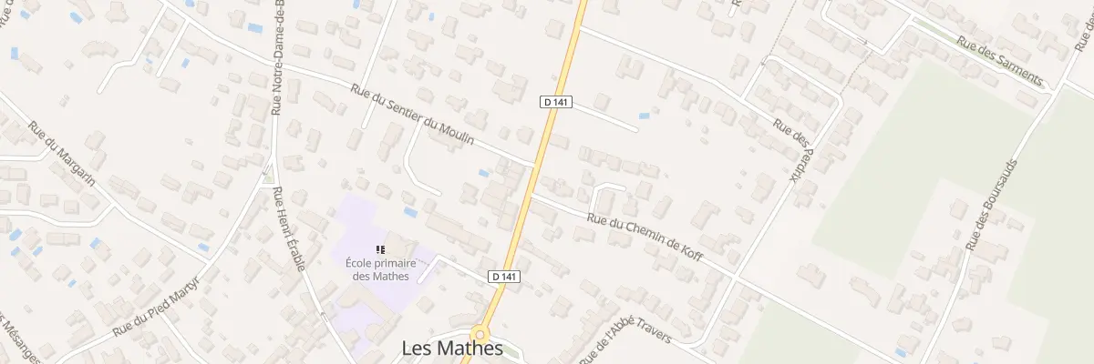 Plan du 26B Rue Léon Nicolle aux Mathes