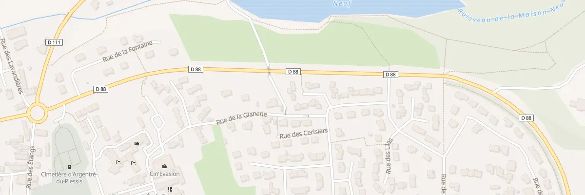 Plan du 9 Rue des Tilleuls à Argentré-du-Plessis