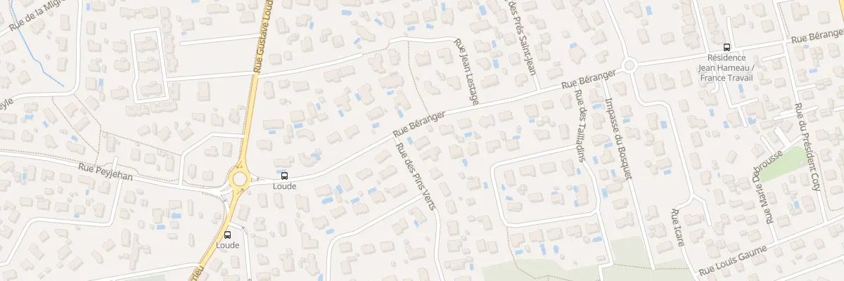 Plan du 1 Rue des Pins Verts à La Teste-de-Buch