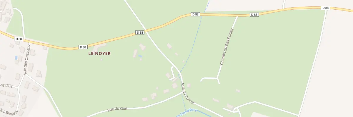 Plan du 4 Rue du pontet à Bessay