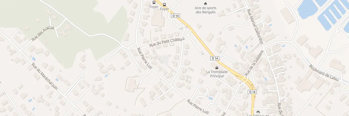 Plan du 3 Rue du Petit Château à La Tremblade