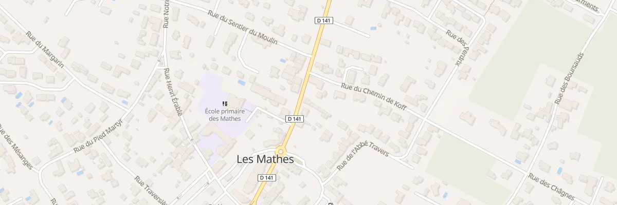 Plan du 20 Rue Léon Nicolle aux Mathes