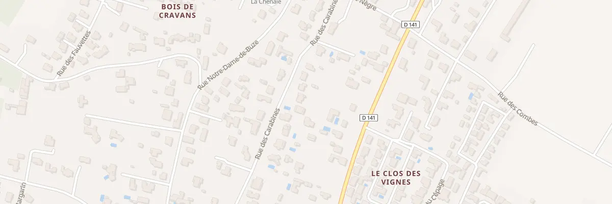 Plan du 24 Rue des Carabines aux Mathes
