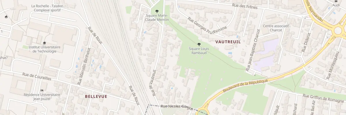 Plan du 25 Rue de Vautreuil à La Rochelle