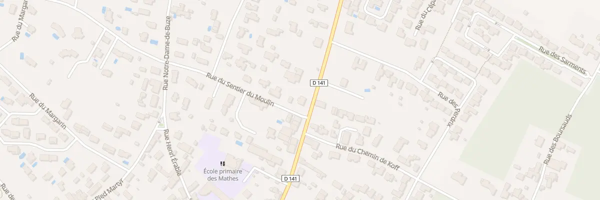 Plan du 29 Rue Léon Nicolle aux Mathes