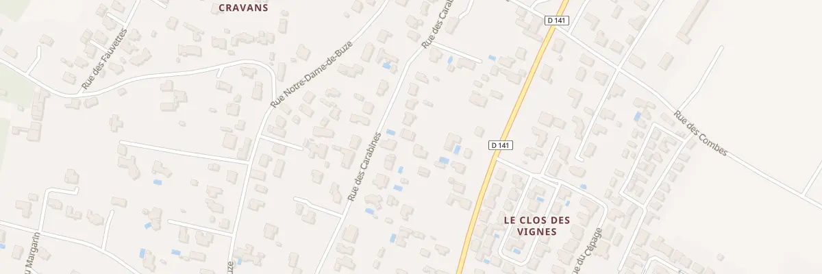 Plan du 22 Rue des Carabines aux Mathes