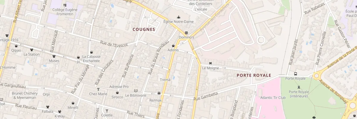 Plan du 44 Rue Villeneuve à La Rochelle
