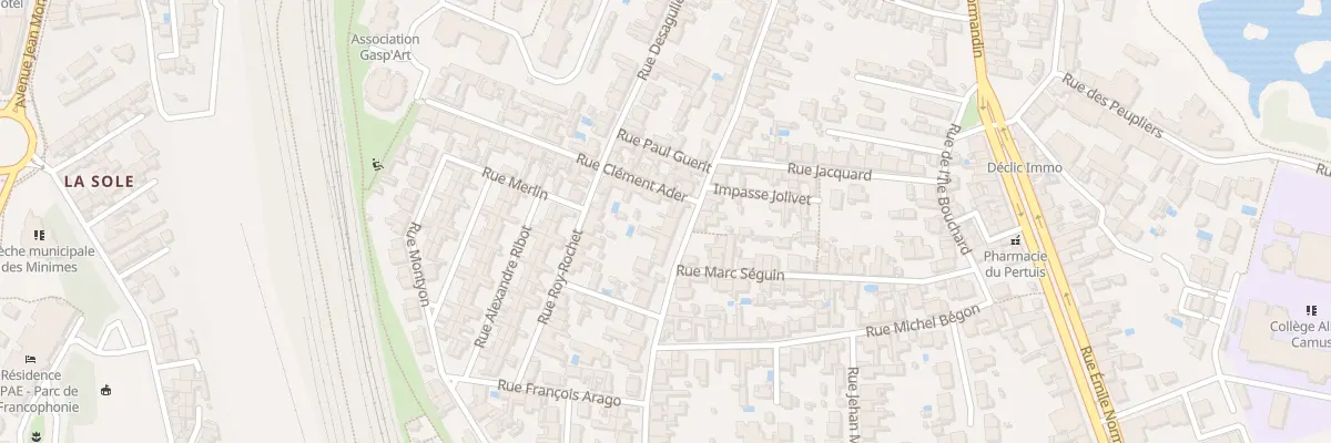 Plan du 36 Rue des Mathias à La Rochelle