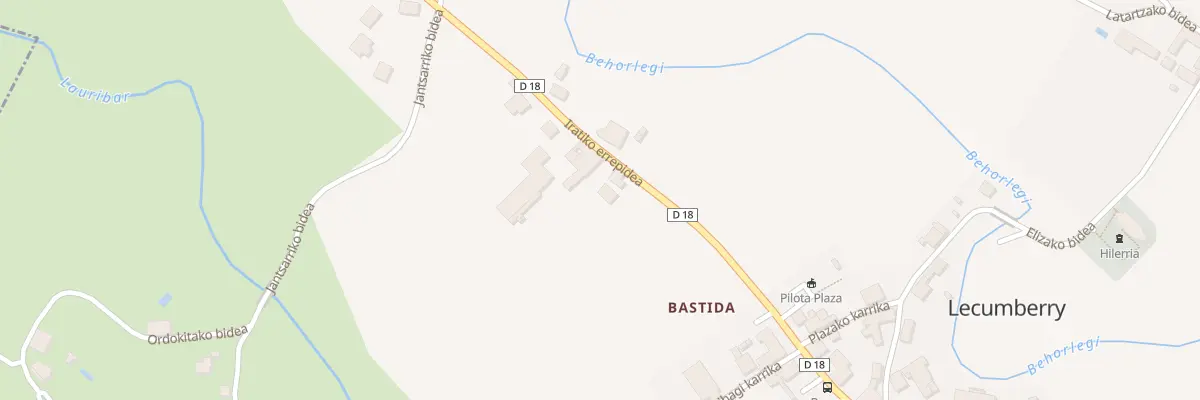 Plan du 5078 Bastide à Lecumberry