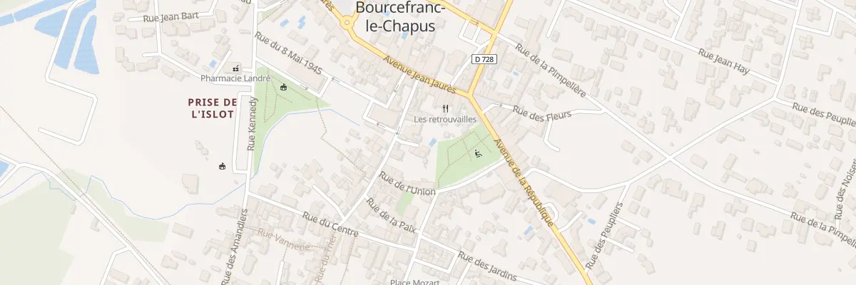 Plan du 8 Rue Gambetta à Bourcefranc-le-Chapus