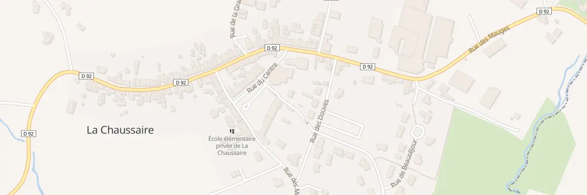 Plan du 7 Rue du Centre (La Chaussaire) à Montrevault-sur-Èvre