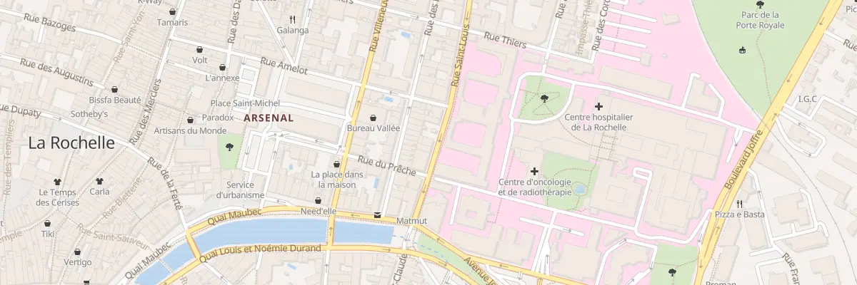 Plan du 11B Rue Saint-Louis à La Rochelle