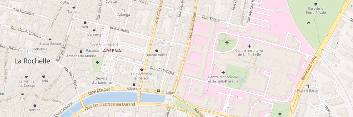 Plan du 13 Rue Saint-Louis à La Rochelle