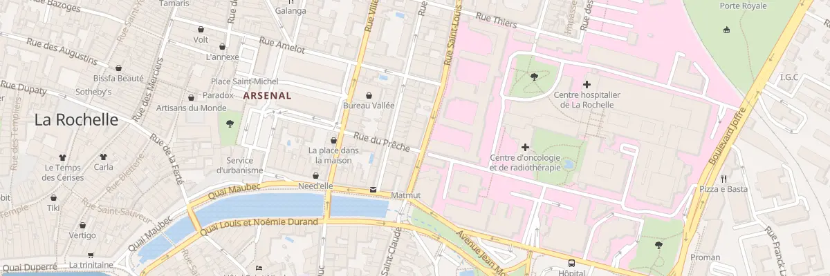 Plan du 9 Rue Saint-Louis à La Rochelle