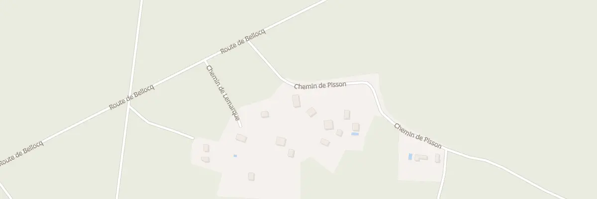 Plan du 122 Che de Pisson à Lévignacq