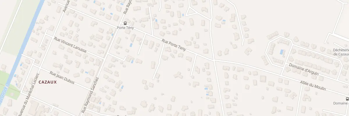 Plan du 20 Rue Porte Teny Cazaux à La Teste-de-Buch