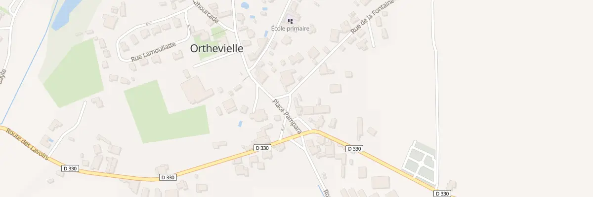 Plan du 45 Pl de Pampara à Orthevielle