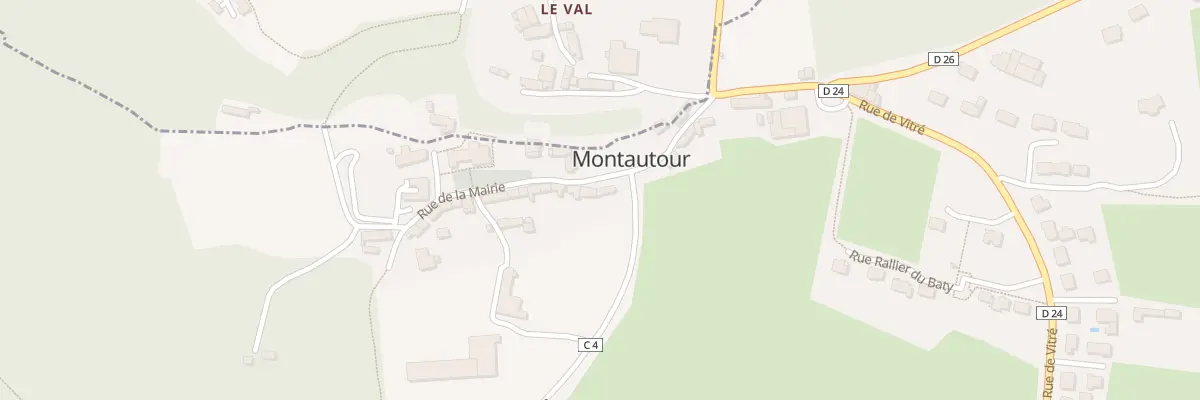Plan du 32 Rue de la Mairie à Montautour