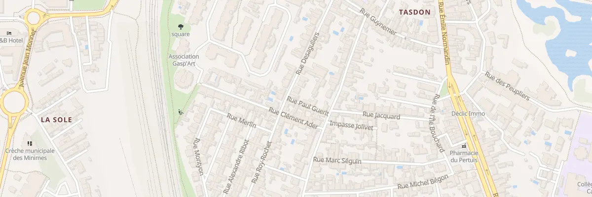 Plan du 35 Rue Desaguliers à La Rochelle