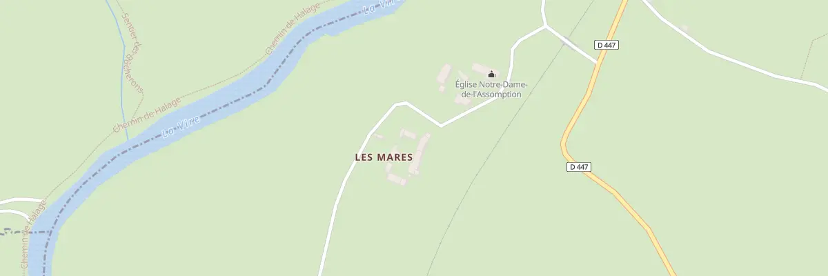 Plan du 3 Les Mares à Rampan