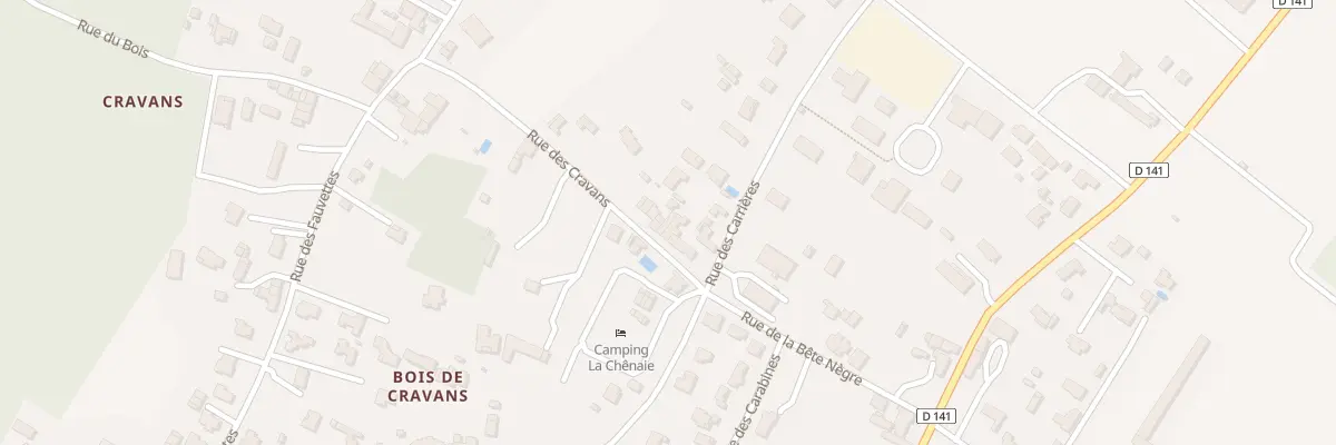 Plan du 6 Rue de Cravans aux Mathes