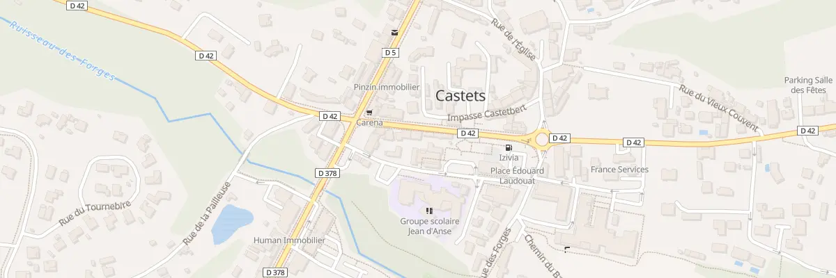 Plan du 80 Av Jean Noël Serret à Castets