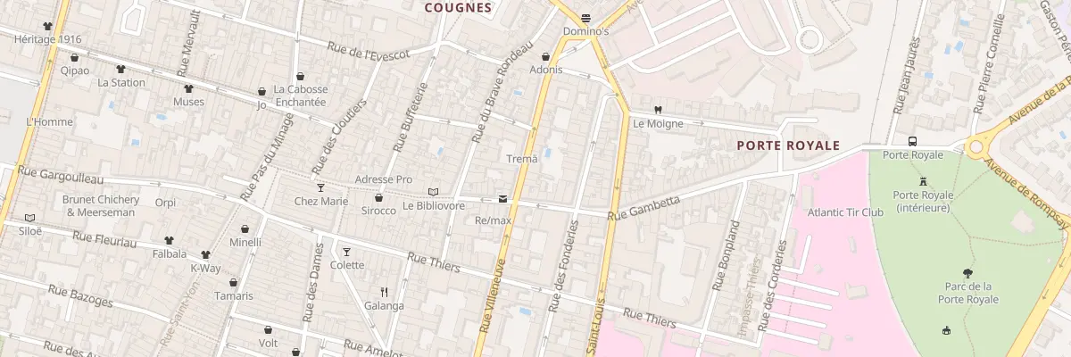 Plan du 30 Rue Villeneuve à La Rochelle