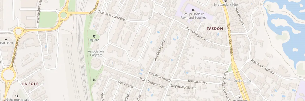 Plan du 28 Rue Desaguliers à La Rochelle