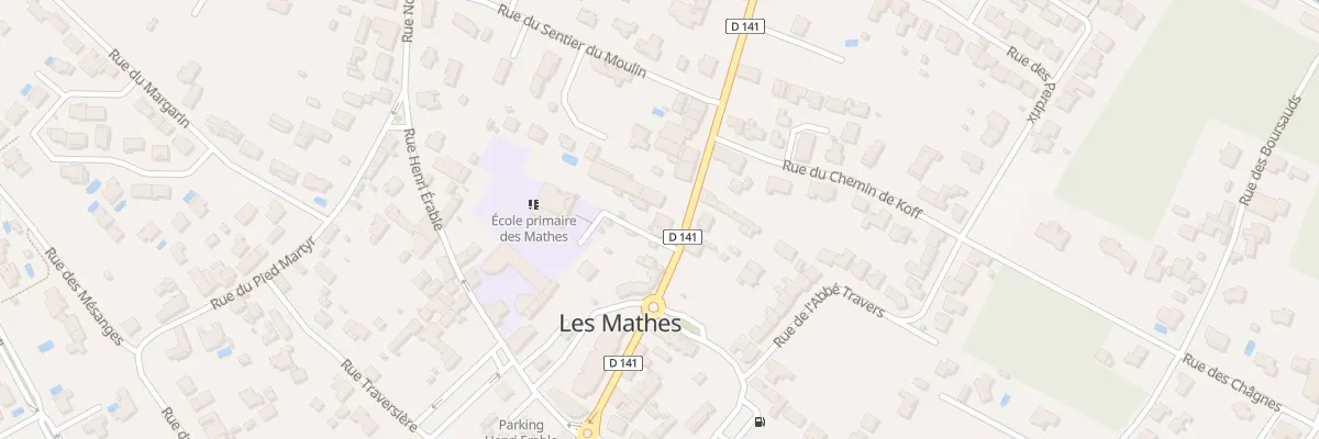 Plan du 15 Rue Léon Nicolle aux Mathes