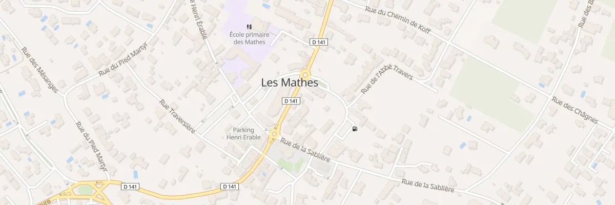 Plan du 6 Rue Léon Nicolle aux Mathes