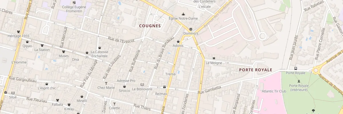 Plan du 33 Rue Villeneuve à La Rochelle