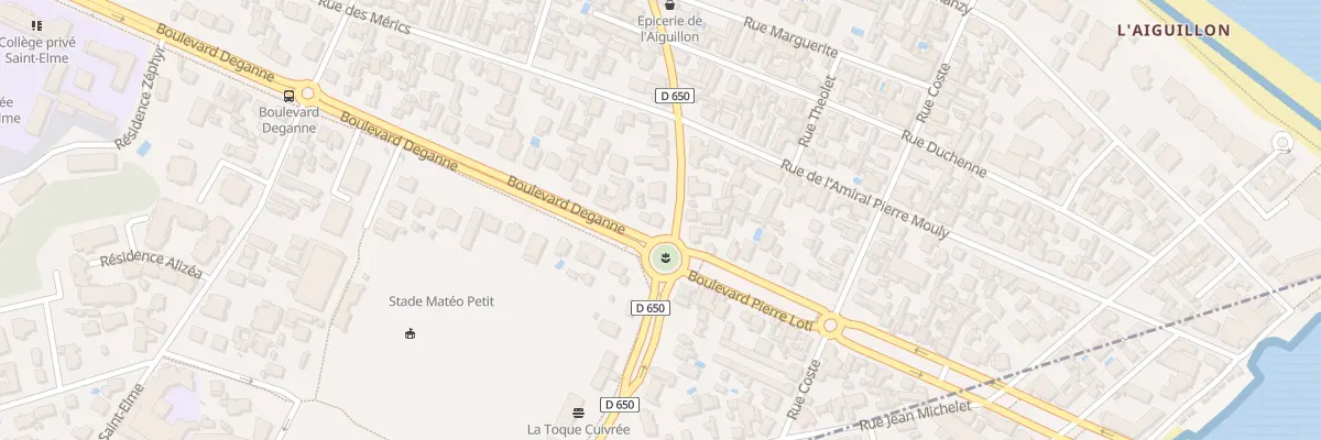 Plan du 1 Bd Deganne à Arcachon