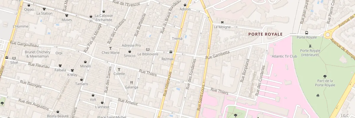 Plan du 26 Rue Villeneuve à La Rochelle