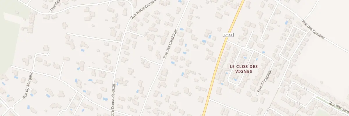 Plan du 14 Rue des Carabines aux Mathes
