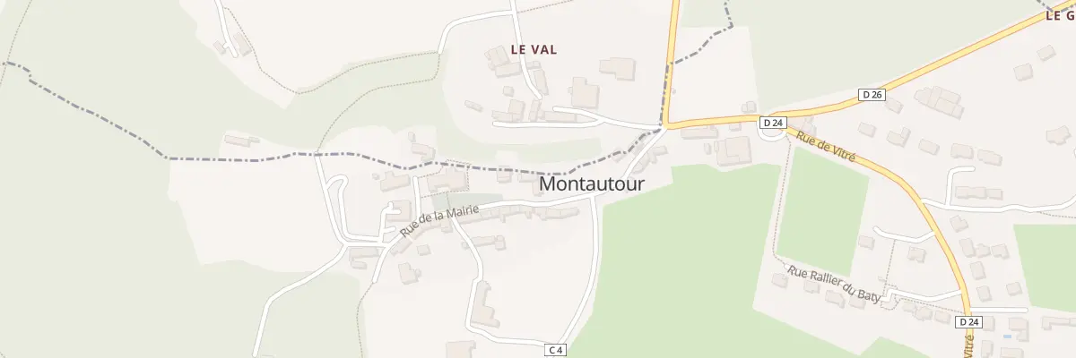 Plan du 5114 Le Bourg à Châtillon-en-Vendelais