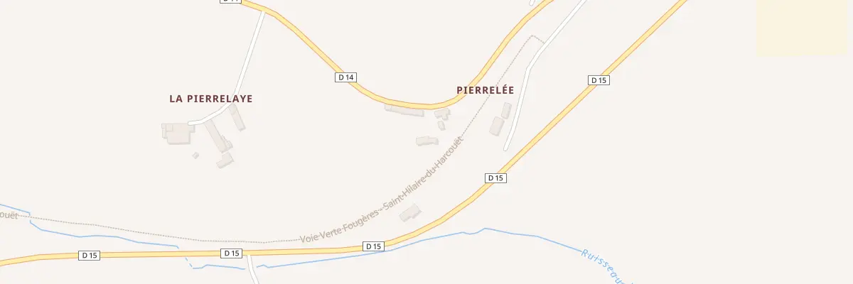 Plan du 407 Pierrelée à Louvigné-du-Désert