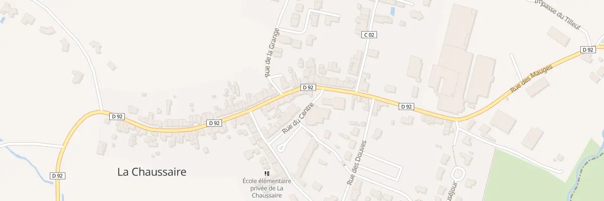 Plan du 1 Rue de Bretagne (La Chaussaire à Montrevault-sur-Èvre