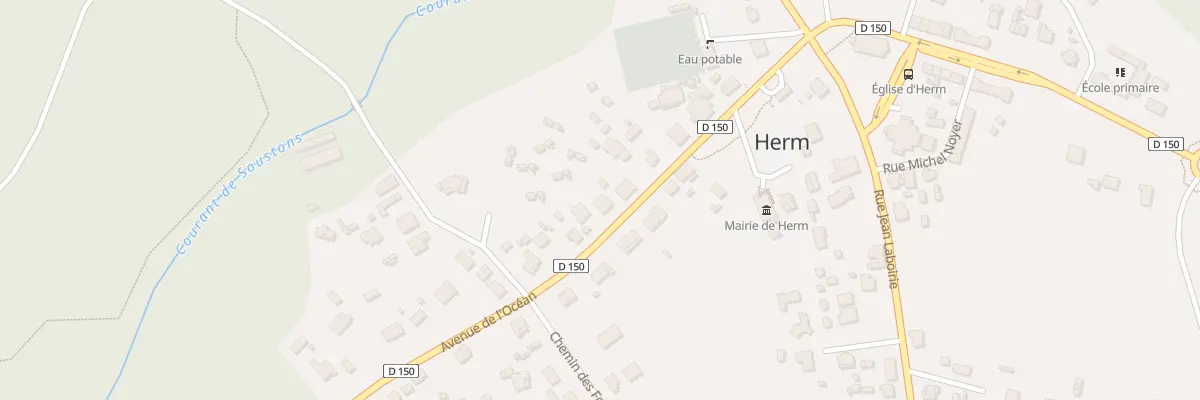 Plan du 244 Av de l’Océan à Herm